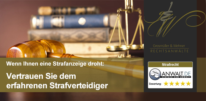Wenn Ihnen eine Strafanzeige droht: Vertrauen Sie dem erfahrenen Strafverteidiger | Kanzlei Wehner