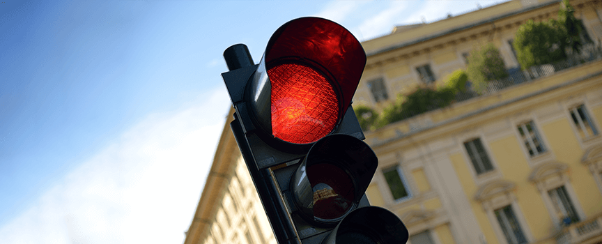 Rote Ampel überfahren – was nun?